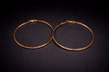 Golden Radiance Textured Hoops: The Elegant Statement Piece for Timeless Style!