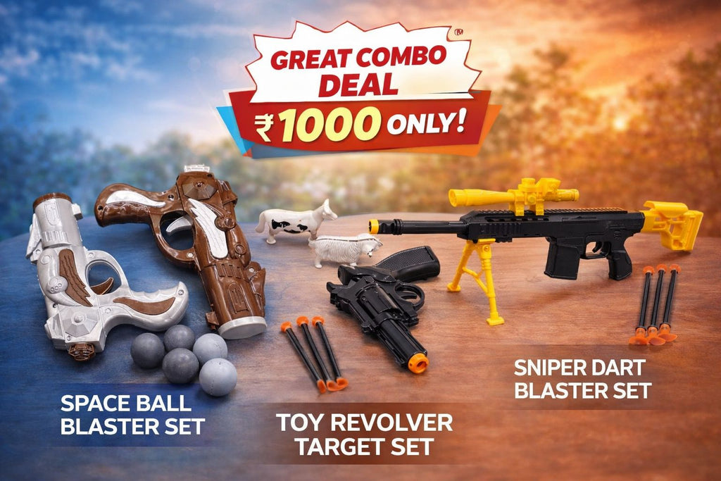 Ultimate Adventure Blaster Combo – 3-in-1 Marksman & Space Explorer Set