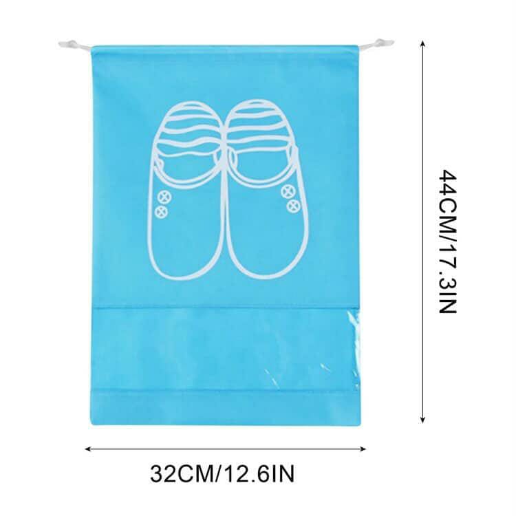 Travel Shoe Pouch – Dust-Proof Organizer with Clear Window