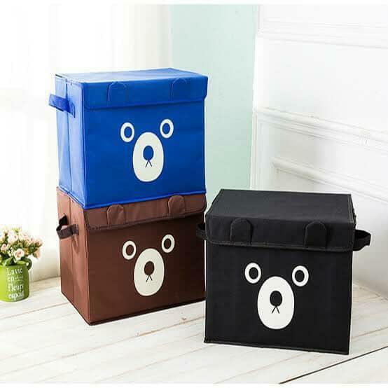 "Bhalu" Buddy Storage Box: The Adorable Way to Declutter Your Kid's Room!