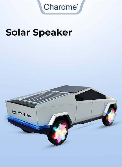 CyberTruck-Inspired Portable Bluetooth Speaker – WS-580 Wireless Hi-Fi Music System
