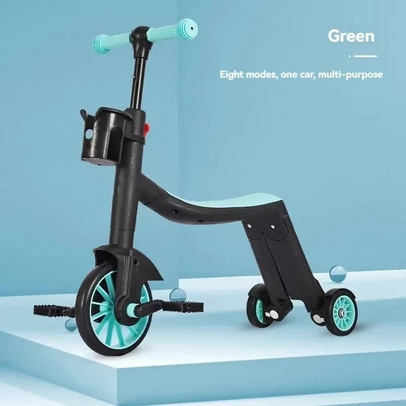 Children's Scooter, Three-in-one Male And Female Baby Tricycle, Balance Car, Multi-functional Bicycle