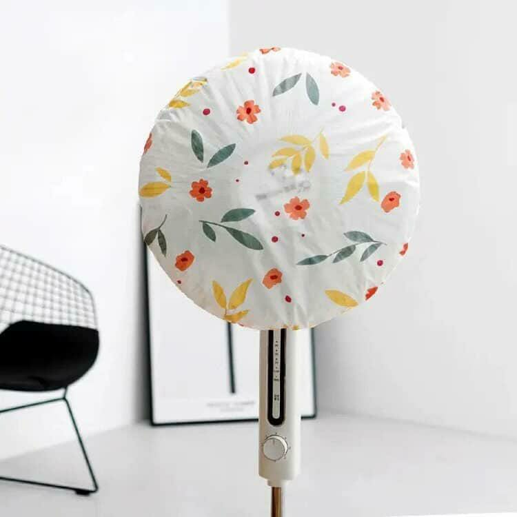 Eco-Friendly Floral Fan Guard: Keep Your Fans Clean and Your Kids Safe!
