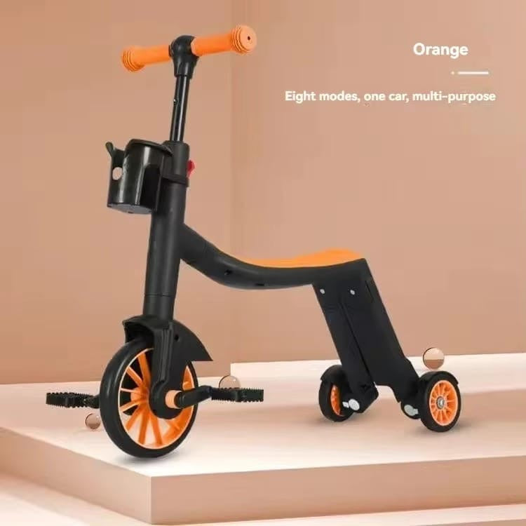 Children's Scooter, Three-in-one Male And Female Baby Tricycle, Balance Car, Multi-functional Bicycle