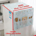 Bunny Garden Fridge Top Guard: Keep Your Refrigerator Clean & Organized with Built-in Side Storage!