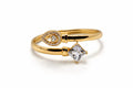 Luxury Gold Finish Crystal Bangle – Stylish Women’s Bracelet