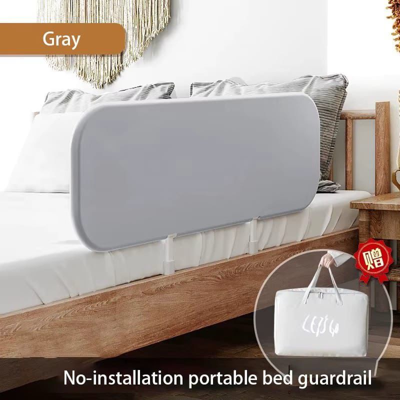 1.5m Baby Bed Rail Guard 1-Side Foldable for Kids Bed Guardrail Safety Portable Barrier Bed Protection for Protective