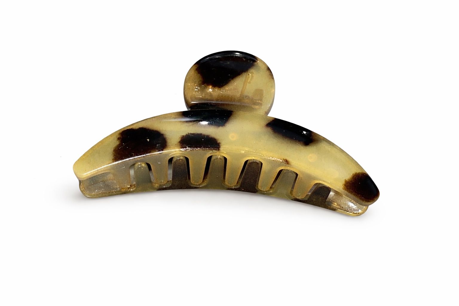 Luxury Amber Marble Hair Claw Clip – Oversized Tortoise Shell Acetate Hair Accessory