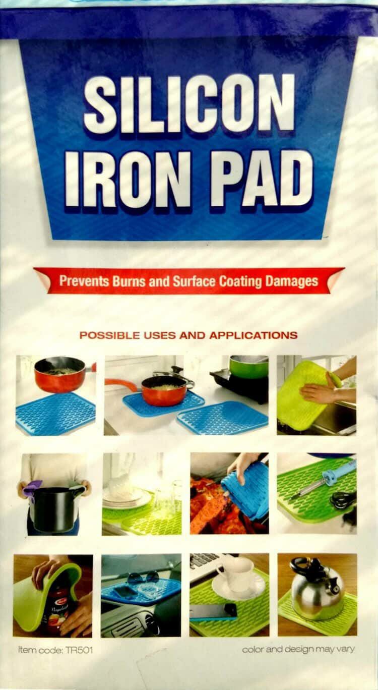 Premium Silicone Iron Pad | Non-Slip Silicone Iron Rest Pad – Waterproof & Durable Ironing Board Protector