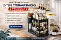 Multifunctional 2-Tier Kitchen Organizer Rack – Ultimate Space-Saving Storage