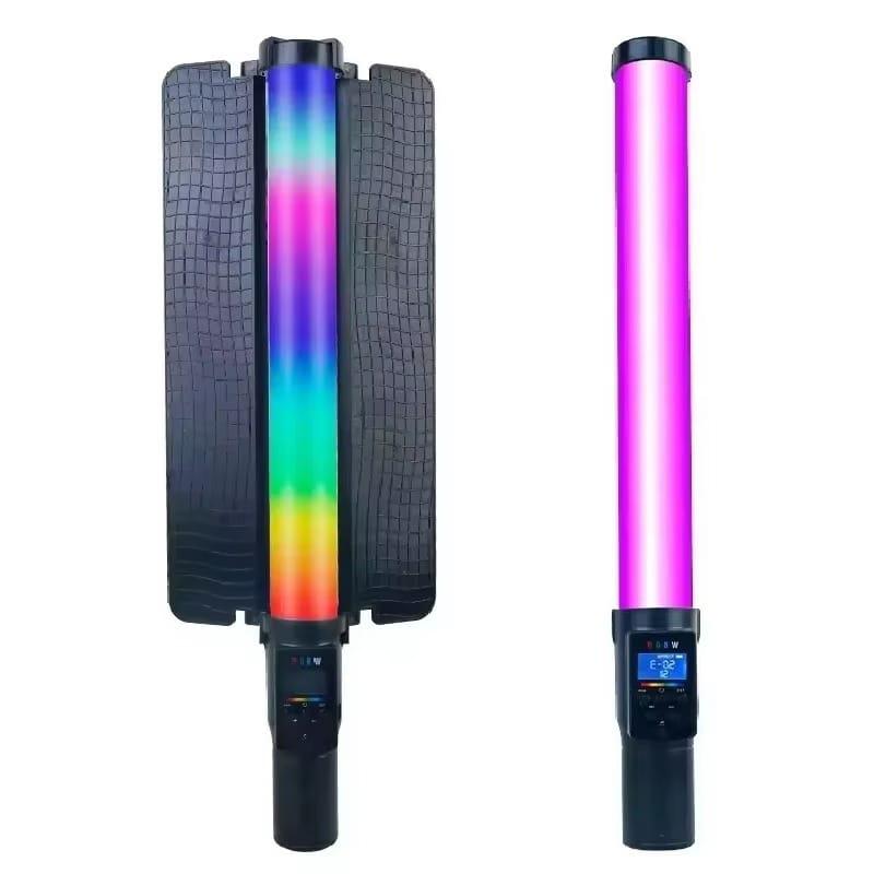 Portable RGB Video Light Stick Rechargeable LED Light Wand for Reels Multi-Color Studio Fill Light