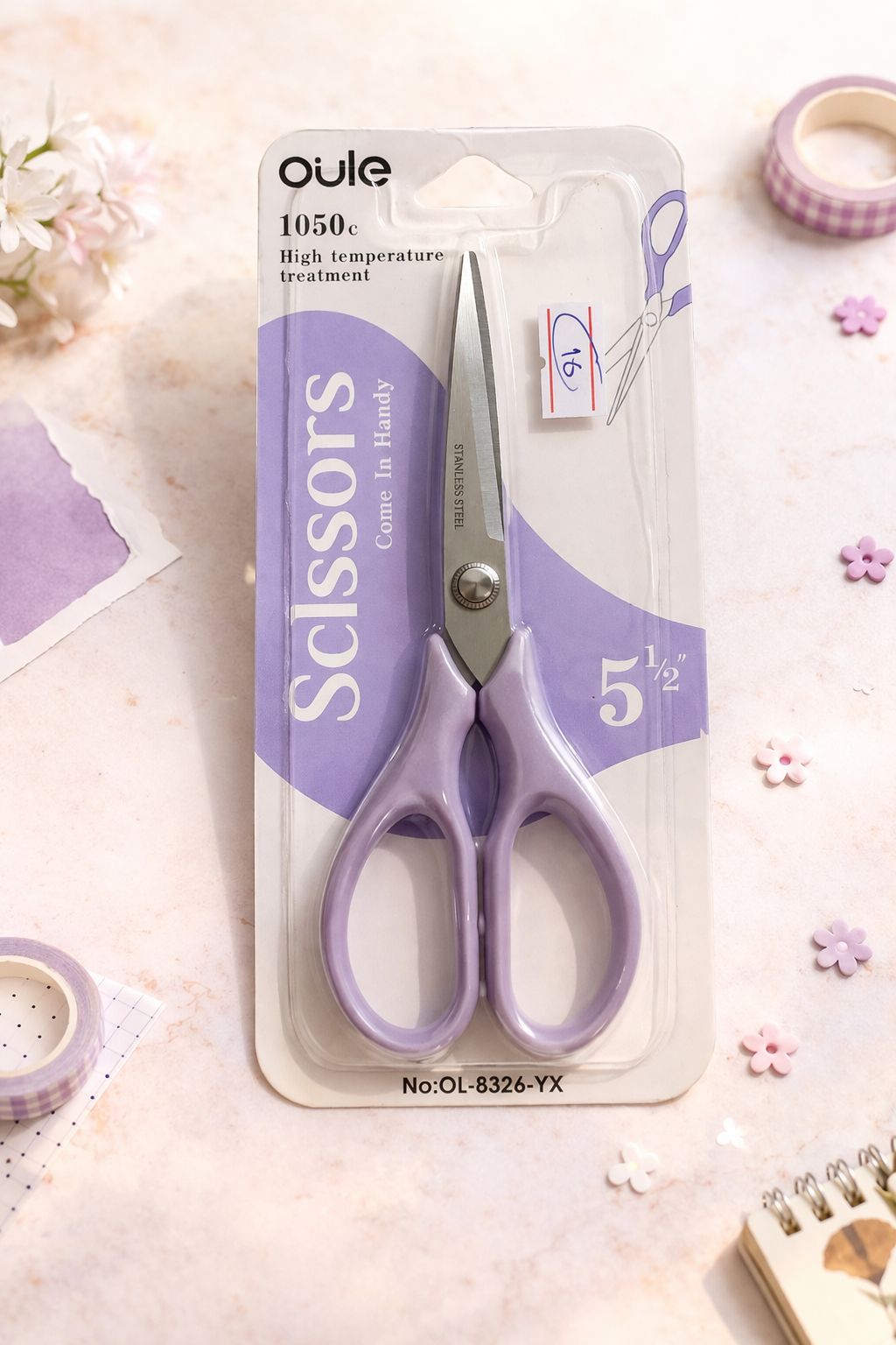Oule Professional 5.5" Precision Scissors – High-Temperature Treated Stainless Steel