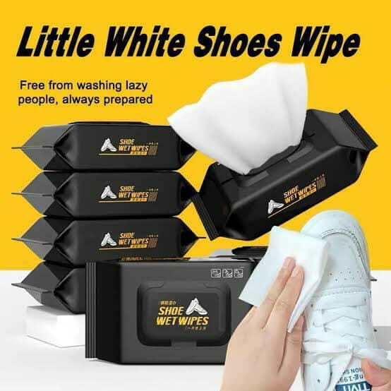 Quick Shoe Shine Wipes (80 Count) – Instant Cleaning & Polishing for Leather & Sneakers
