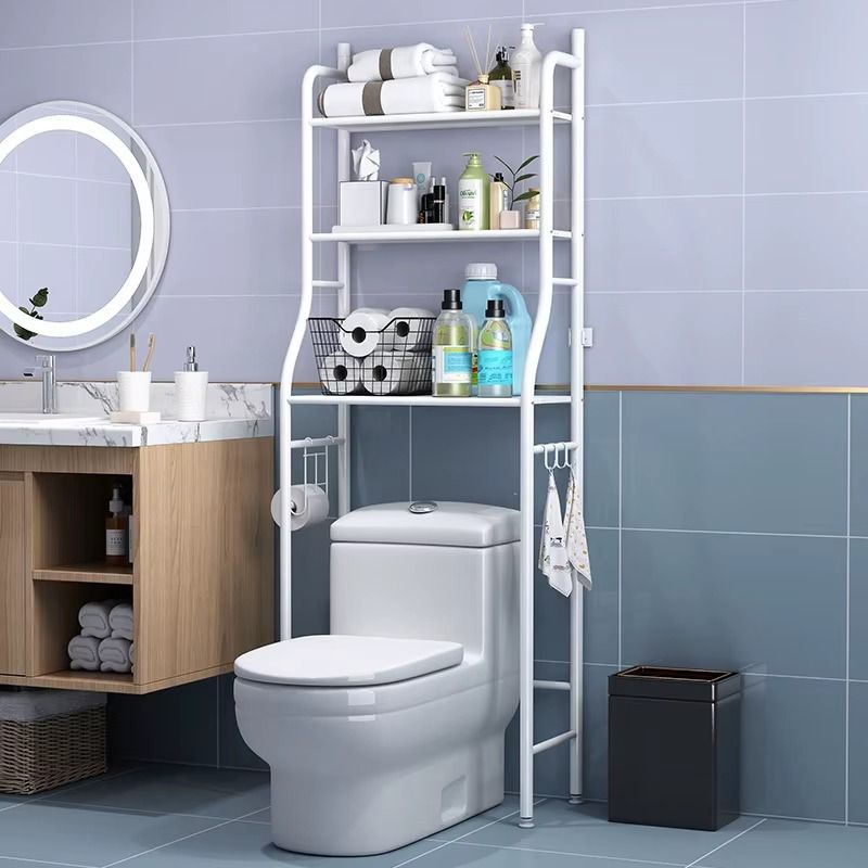3-Tier Over-the-Toilet Storage Rack – Space-Saving Bathroom Organizer Shelf