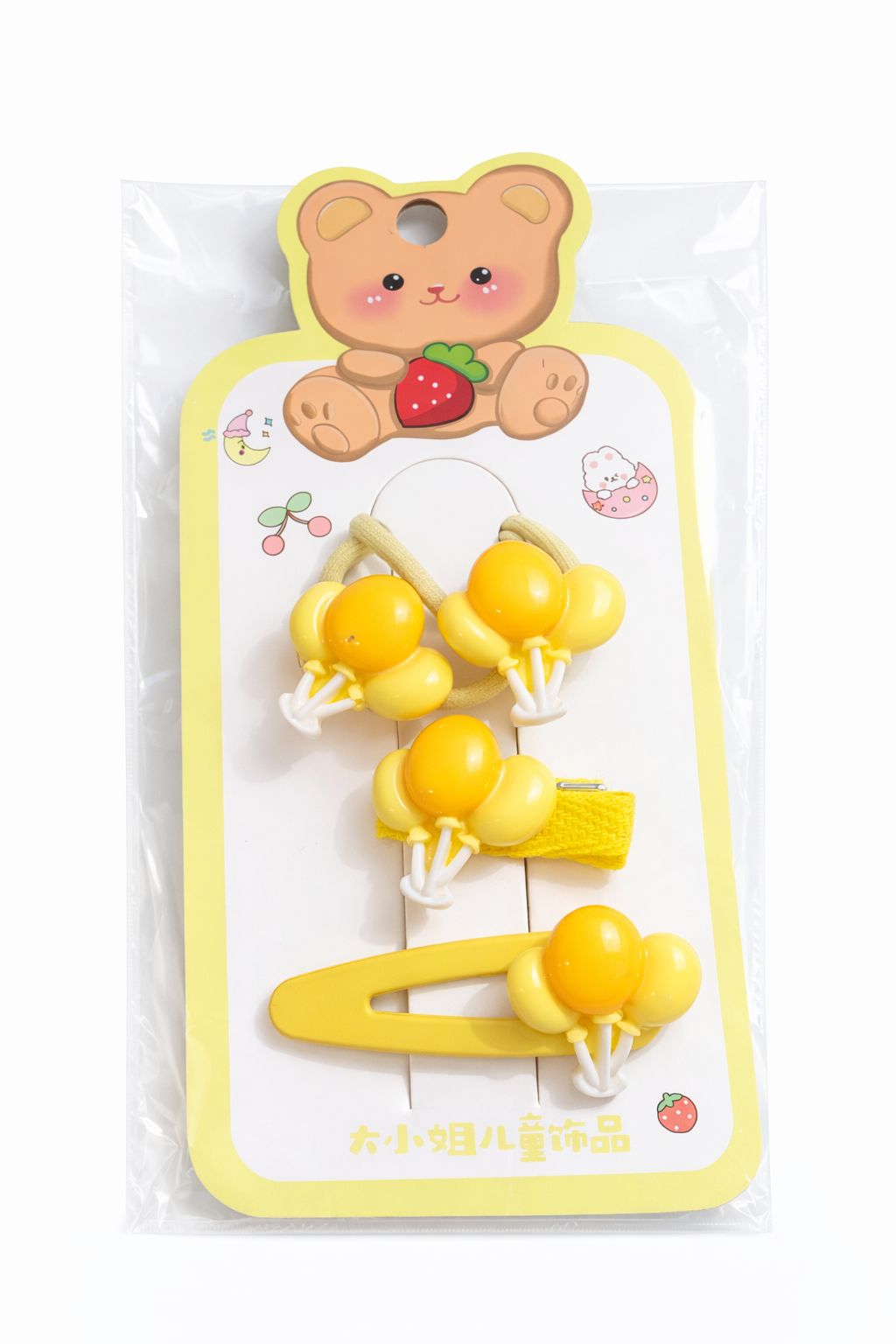 Sweetheart Pastel Trio Headband – Soft Plush Heart & Floral Elastic Band