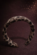Wild Side Leopard Puffy Headband – Bold Animal Print Statement Hairband – Timeless Chic Padded Headpiece for Daily Style