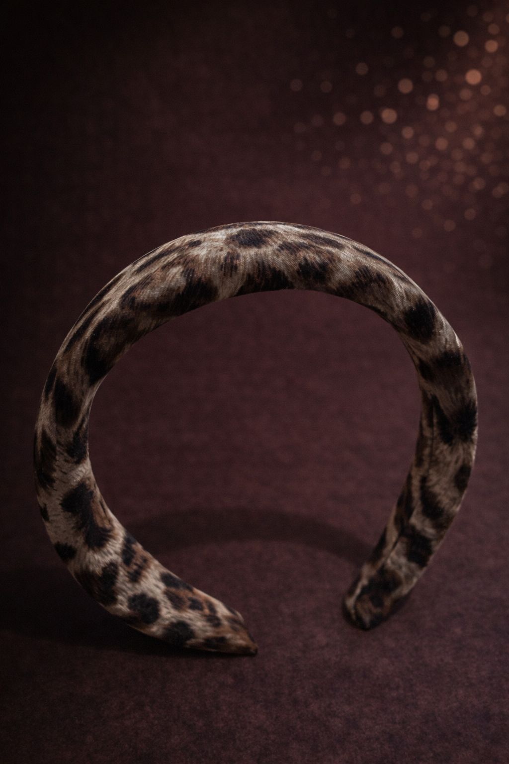 Wild Side Leopard Puffy Headband – Bold Animal Print Statement Hairband – Timeless Chic Padded Headpiece for Daily Style